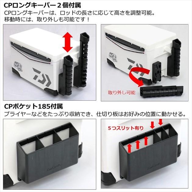 鴻海釣具企業社 DAIWA  COOL LINE S 2500 冰箱 附兩支置竿架+1個置物盒-細節圖4