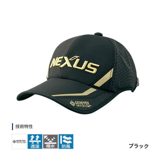 鴻海釣具企業社《SHIMANO》CA-129S F GORE-TEX 黑色釣魚帽