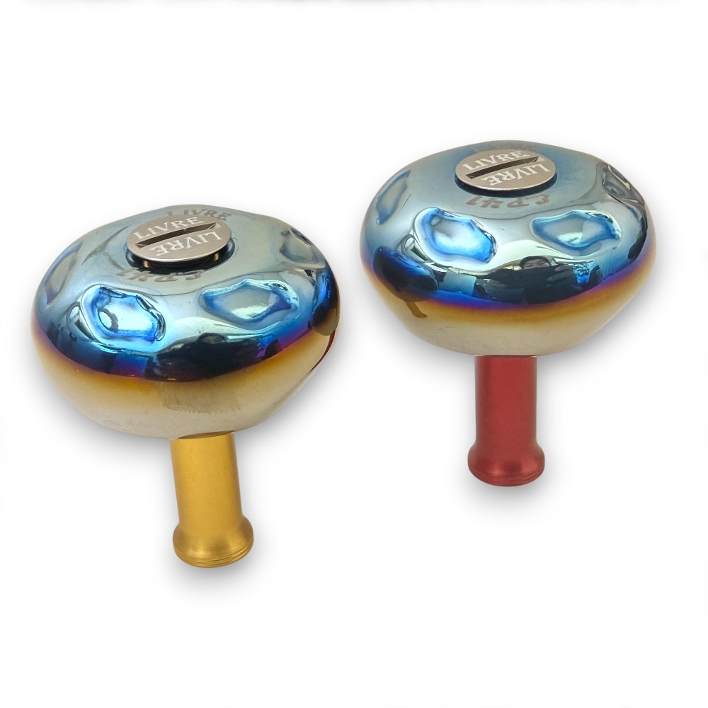 中壢紅海釣具【LIVRE】EP41 日本製-捲線器改裝鈦合金握丸 紡車捲線器改裝品-細節圖2