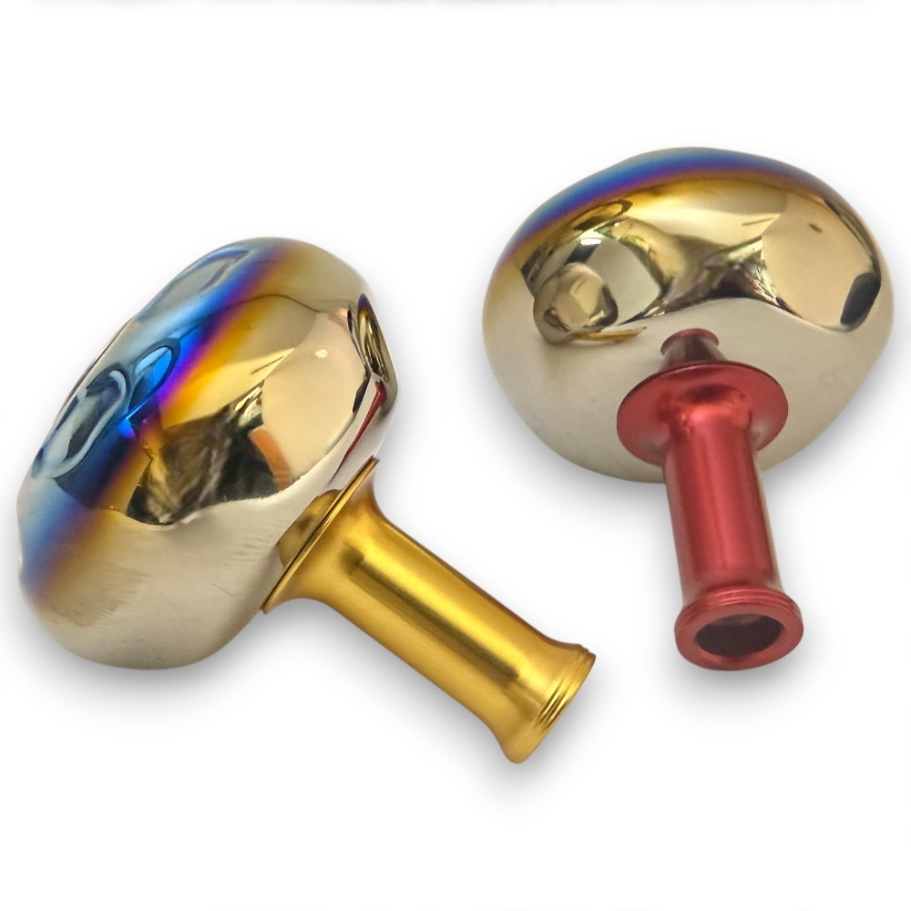 中壢紅海釣具【LIVRE】EP41 日本製-捲線器改裝鈦合金握丸 紡車捲線器改裝品-細節圖3