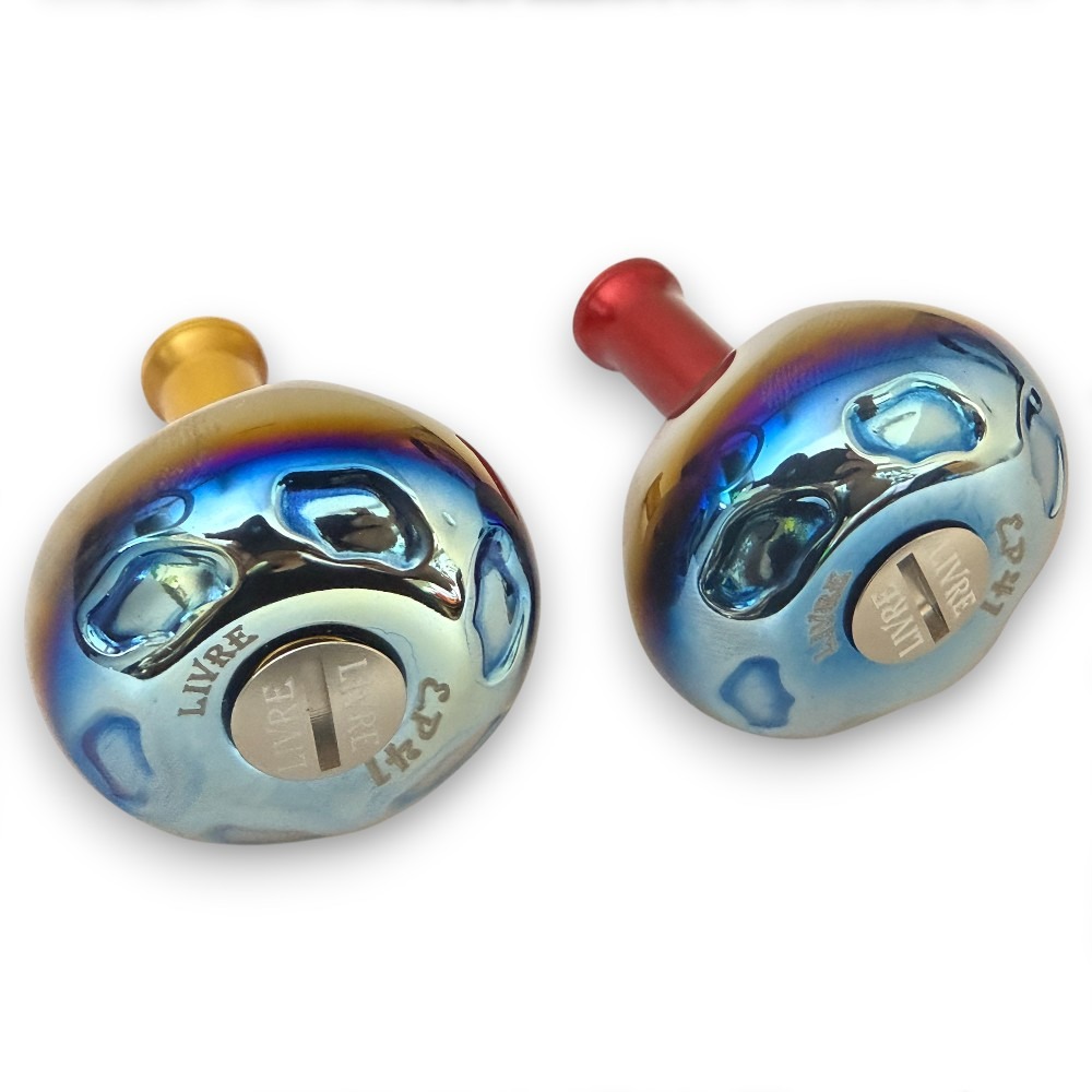 中壢紅海釣具【LIVRE】EP41 日本製-捲線器改裝鈦合金握丸 紡車捲線器改裝品-細節圖4