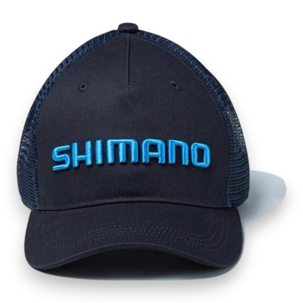 中壢紅海釣具【SHIMANO】CA-061Y 刺繡LOGO半網帽 棒球帽 遮陽帽 透氣網帽 戶外帽 (26年春夏款)-細節圖2