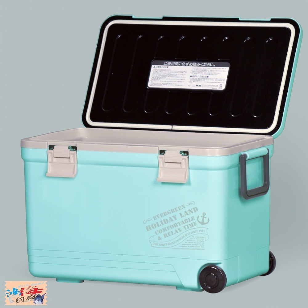 鴻海釣具企業社【SHINWA】伸和 HOLIDAY CBX-27L 冰箱  硬式冰箱 保冷冰桶 釣魚冰箱 露營(日本製)-細節圖3