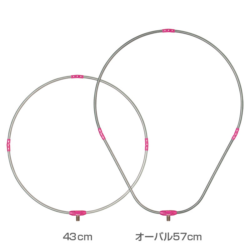 中壢紅海釣具【TSuriMusha】釣武者タモフレーム 圓形網框/43CM 橢圓形網框/57CM-細節圖2