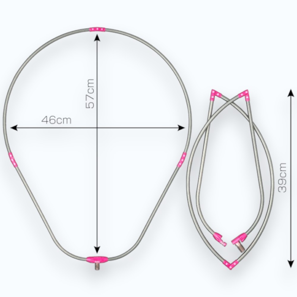 中壢紅海釣具【TSuriMusha】釣武者タモフレーム 圓形網框/43CM 橢圓形網框/57CM-細節圖7