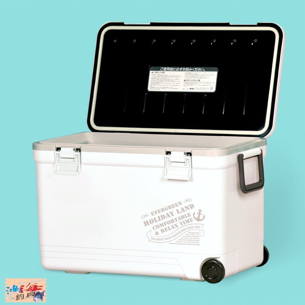中壢鴻海釣具【SHINWA】伸和 HOLIDAY CBX-33L 冰箱  硬式冰箱 保冷冰桶 釣魚冰箱 露營 (日本製)-細節圖2