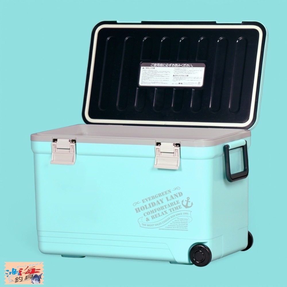中壢鴻海釣具【SHINWA】伸和 HOLIDAY CBX-33L 冰箱  硬式冰箱 保冷冰桶 釣魚冰箱 露營 (日本製)-細節圖3