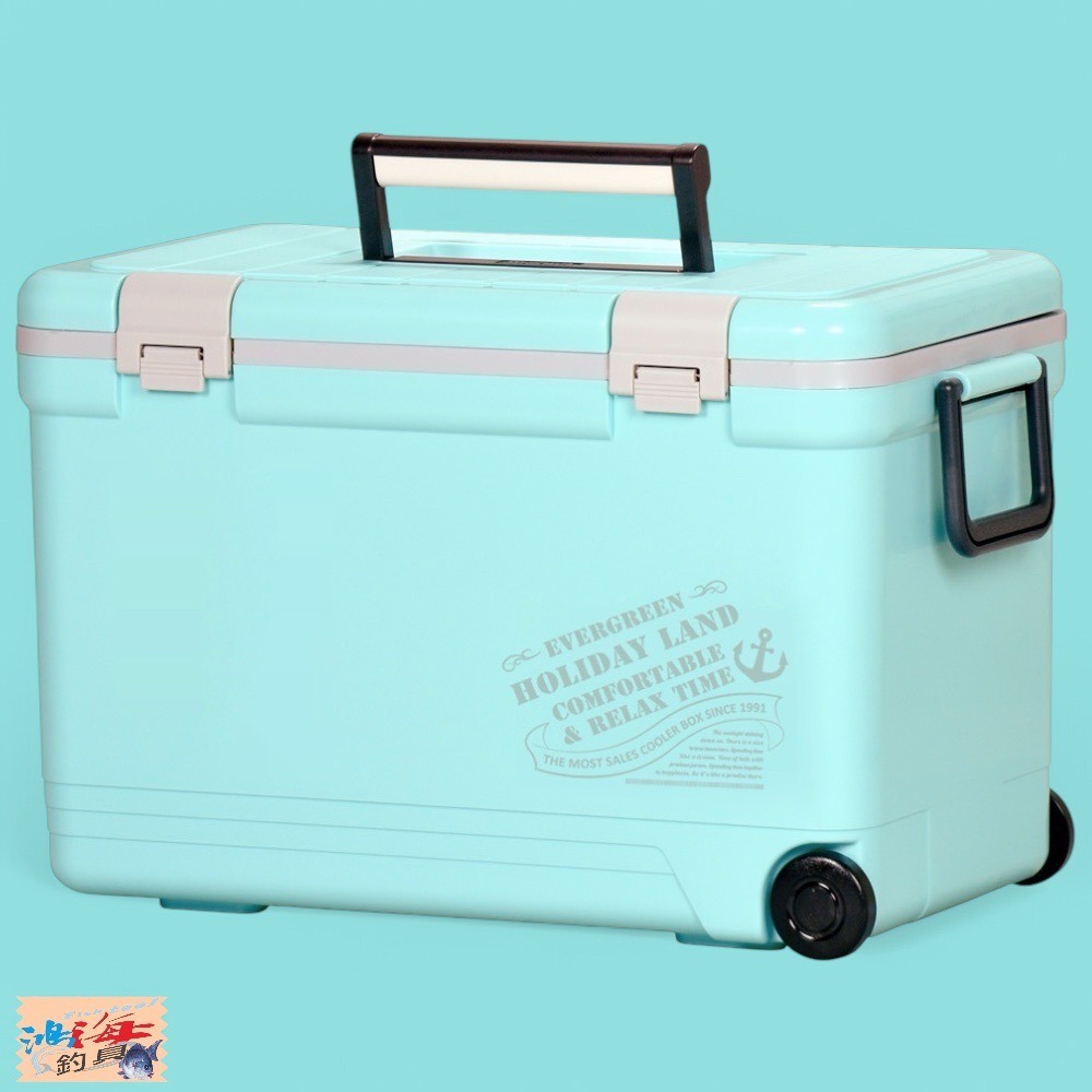 中壢鴻海釣具【SHINWA】伸和 HOLIDAY CBX-33L 冰箱  硬式冰箱 保冷冰桶 釣魚冰箱 露營 (日本製)-規格圖11