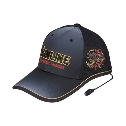 鴻海釣具企業社《SUNLINE》CP-3395 黑色刺繡釣魚帽