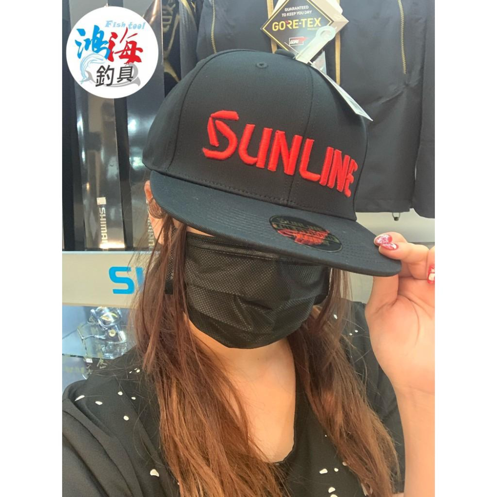 鴻海釣具企業社《SUNLINE》CP-3979 黑色嘻哈帽-細節圖5