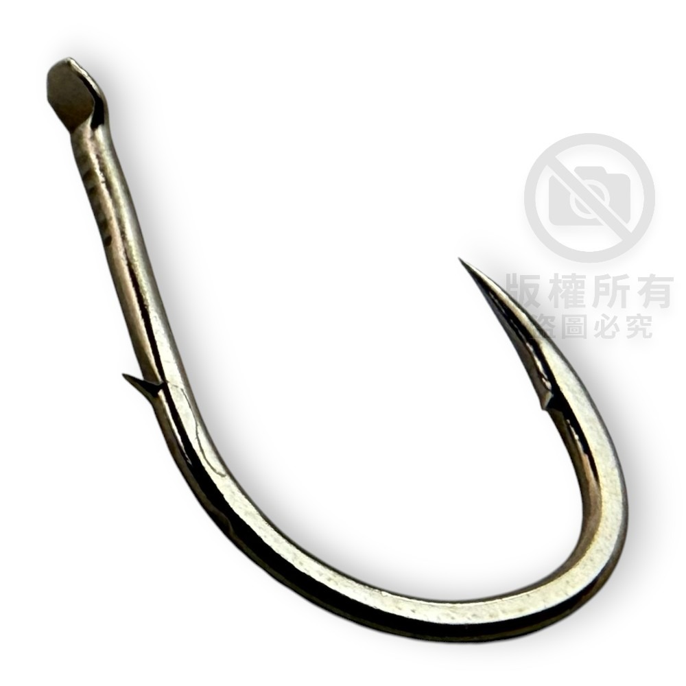 中壢紅海釣具【gamakatsu】デカケングレ 單背刺黑白毛磯釣鉤 魚鉤 海釣鉤-細節圖3
