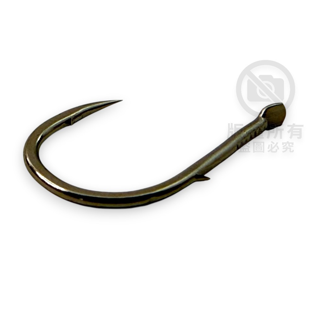 中壢紅海釣具【gamakatsu】デカケングレ 單背刺黑白毛磯釣鉤 魚鉤 海釣鉤-細節圖5