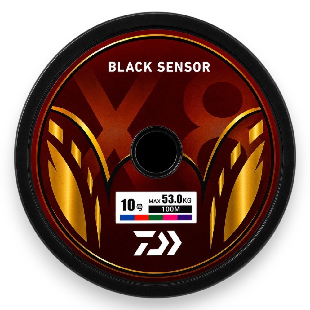 中壢紅海釣具【DAIWA】BLACK SENSOR X8 PE 釣線 100M 黑色/5色PE線 連結線-規格圖11
