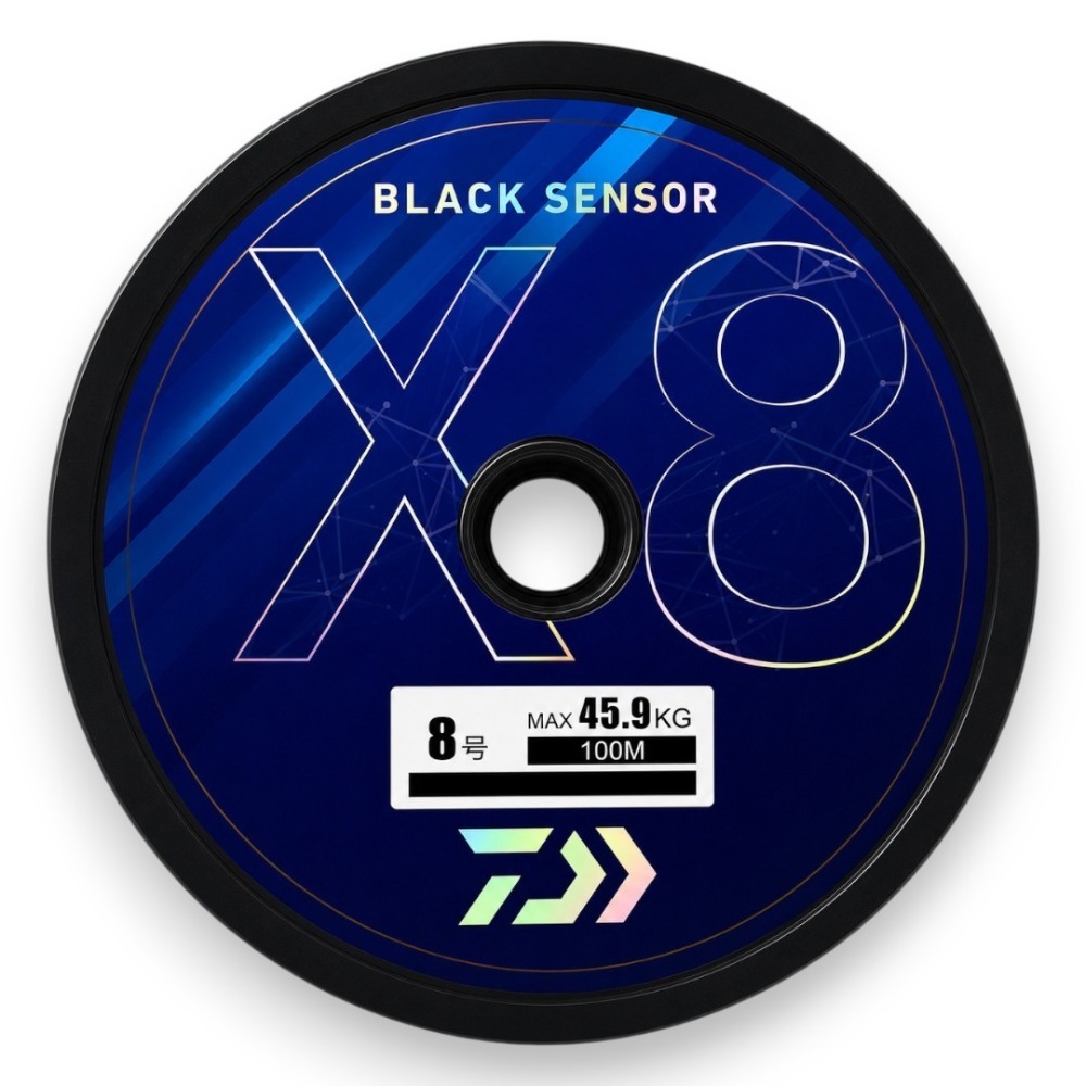 中壢紅海釣具【DAIWA】BLACK SENSOR X8 PE 釣線 100M 黑色/5色PE線 連結線-規格圖11