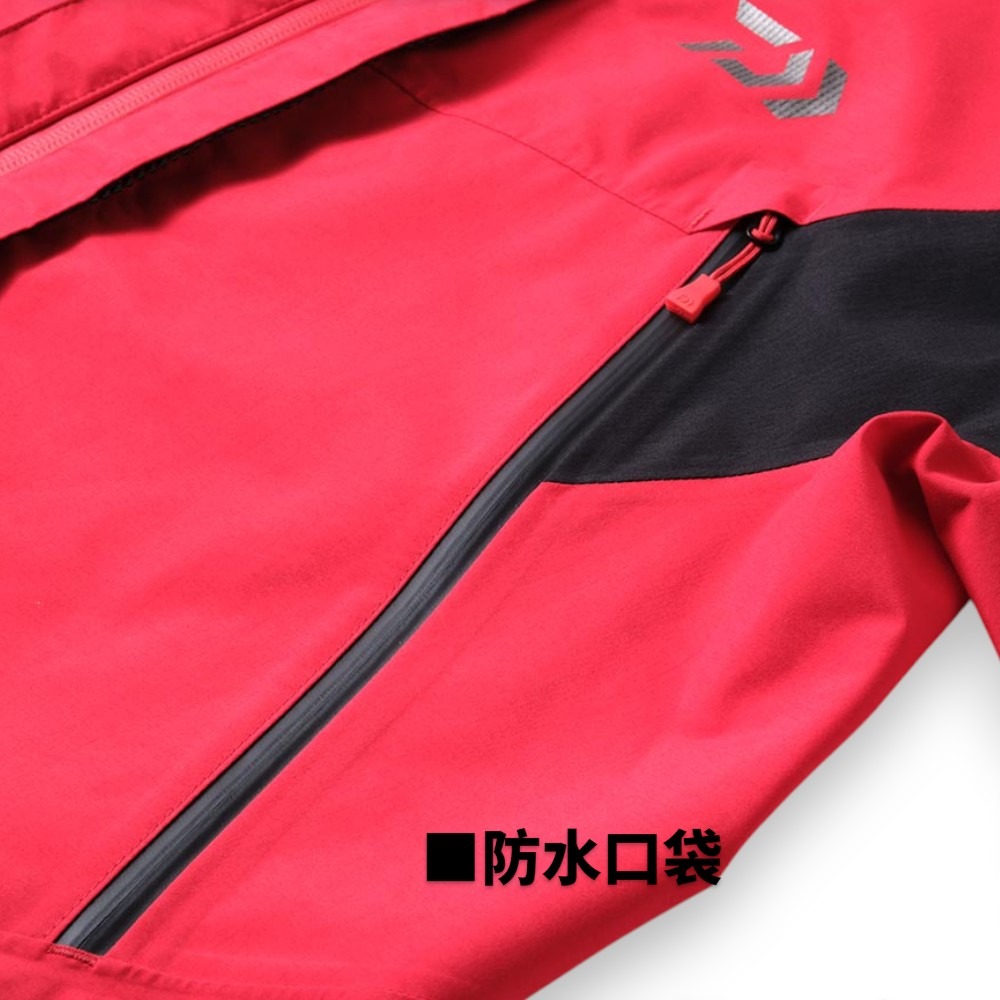中壢紅海釣具【DAIWA】DR-1825 GORE-TEX Combi-up 黑色釣魚雨衣套裝 [25年款]-細節圖7