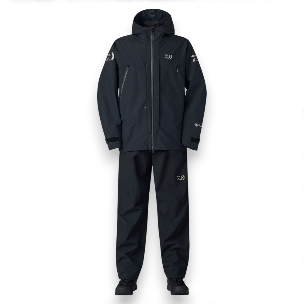 中壢紅海釣具【DAIWA】DR-1825 GORE-TEX Combi-up 黑色釣魚雨衣套裝 [25年款]-規格圖11