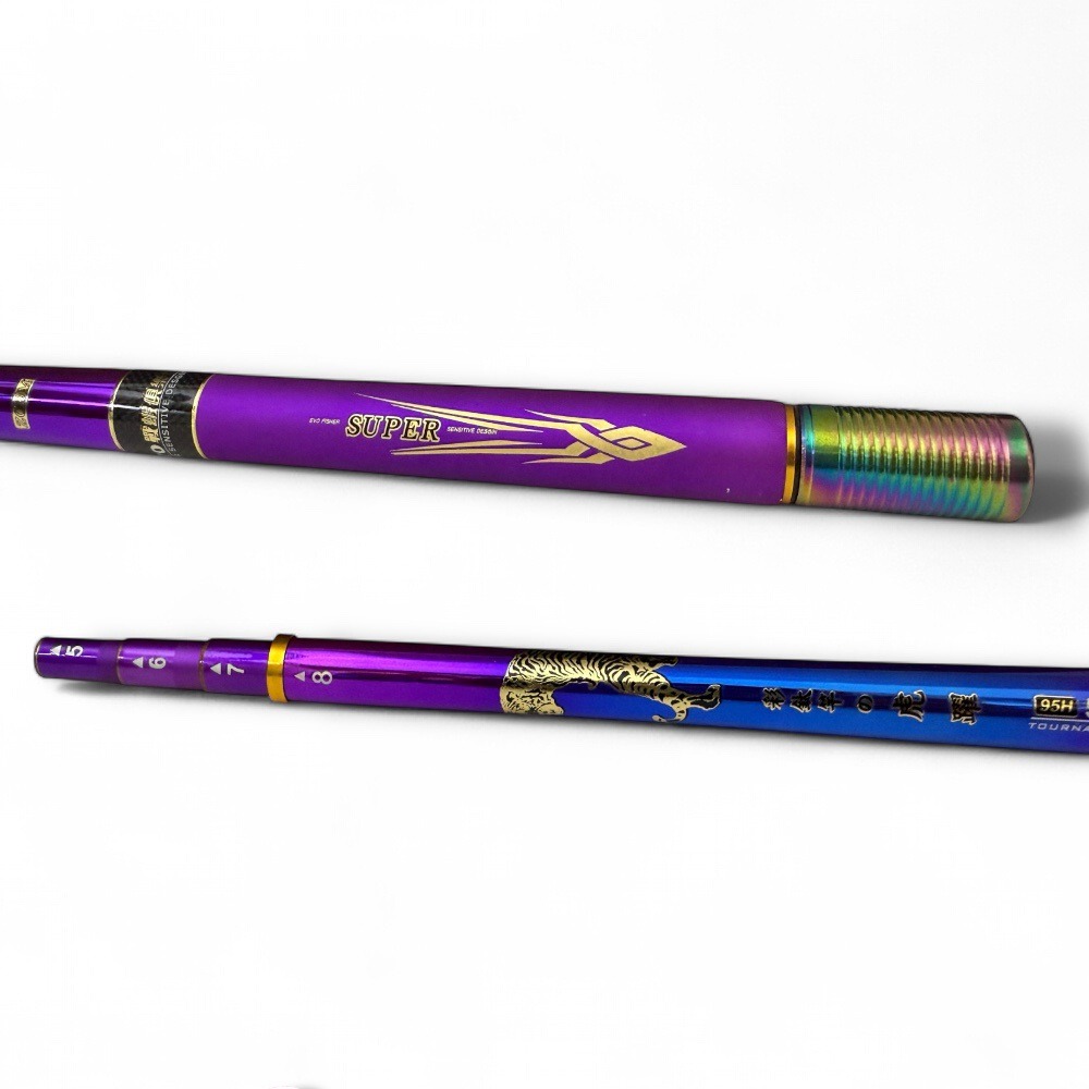 紅海釣具企業社【海力士】EVO 虎躍彩鈦蝦竿 4/5/6/7 5/6/7/8 釣蝦竿-細節圖3