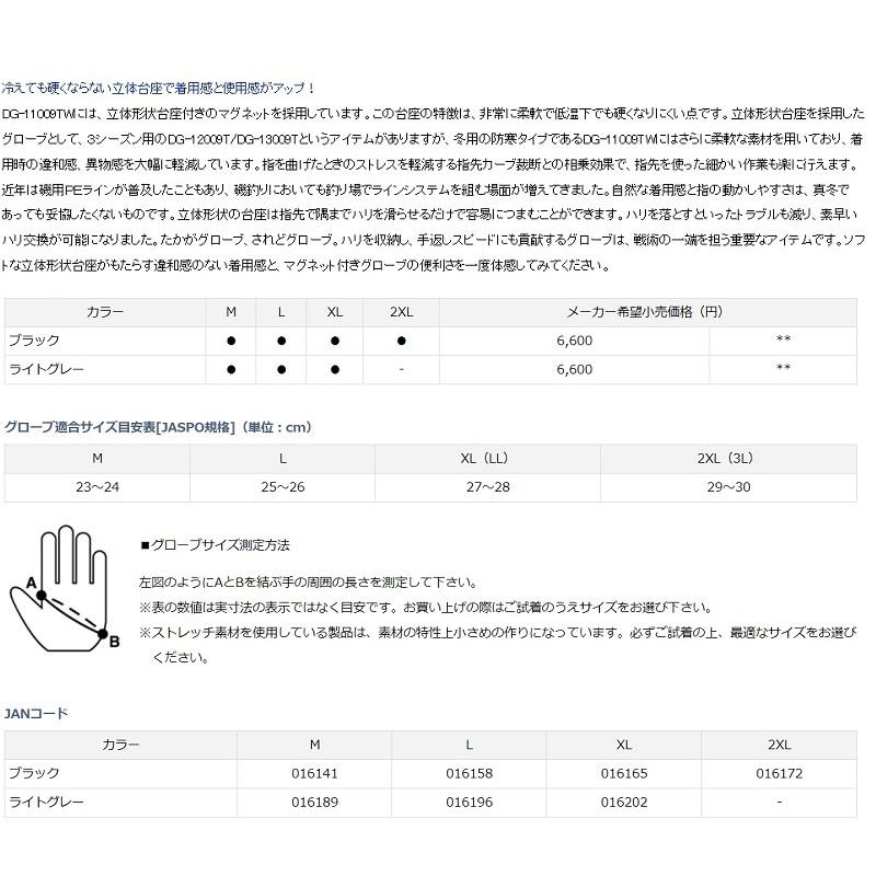 (鴻海釣具企業社)《DAIWA》五指手套 DG-11009TW 黑-細節圖4