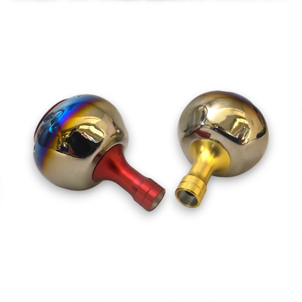 中壢紅海釣具【LIVRE】EP44 日本製-捲線器改裝鈦合金握丸-細節圖4