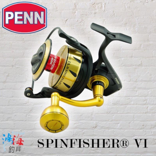 鴻海釣具企業社《 PENN 》 SSVI SPINFISHER (5+1) 強力捲線器 捲線器