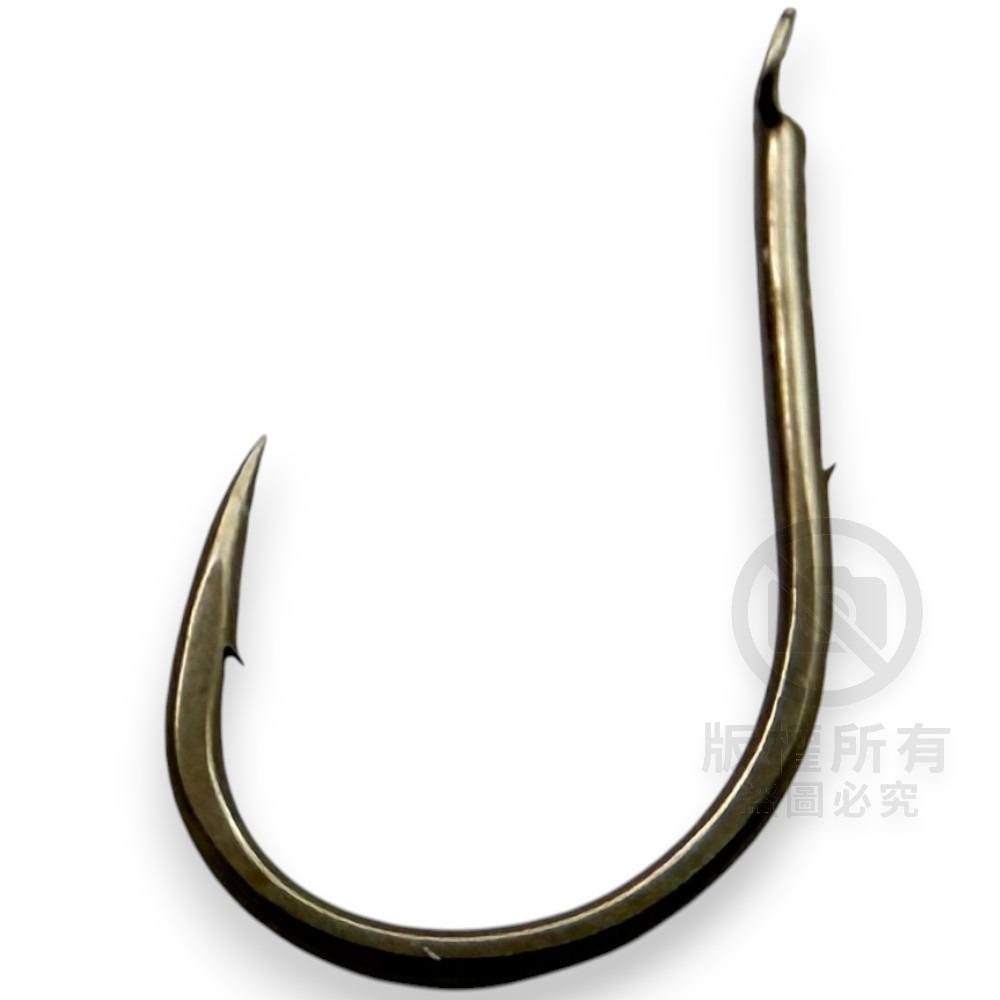 中壢紅海釣具【gamakatsu】A1 遠投チヌ 單背刺磯釣鉤 磯釣 黑鯛 黑白毛 魚鉤-細節圖2