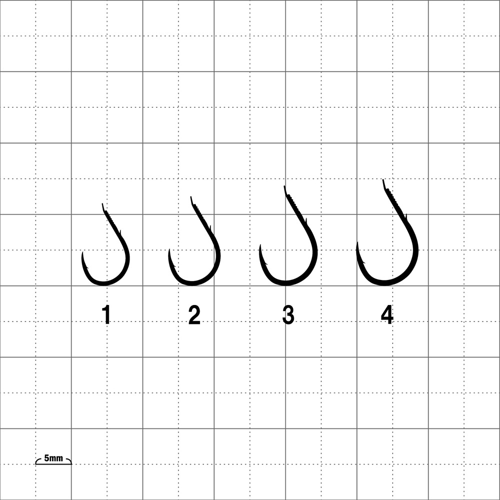 中壢紅海釣具【gamakatsu】A1 遠投チヌ 單背刺磯釣鉤 磯釣 黑鯛 黑白毛 魚鉤-細節圖5