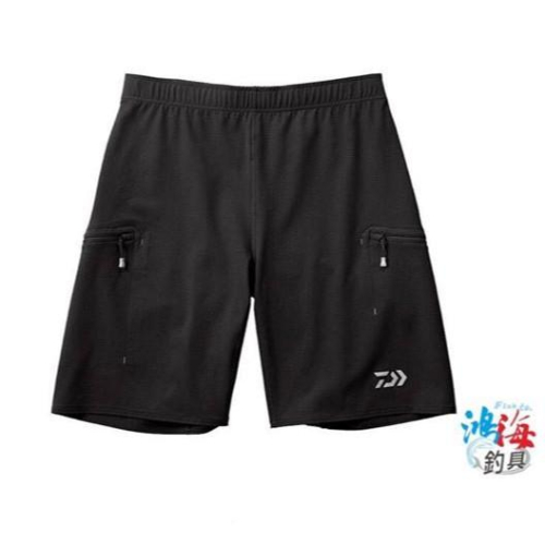 鴻海釣具企業社《DAIWA》DP-86009 防潑水短褲 黑色