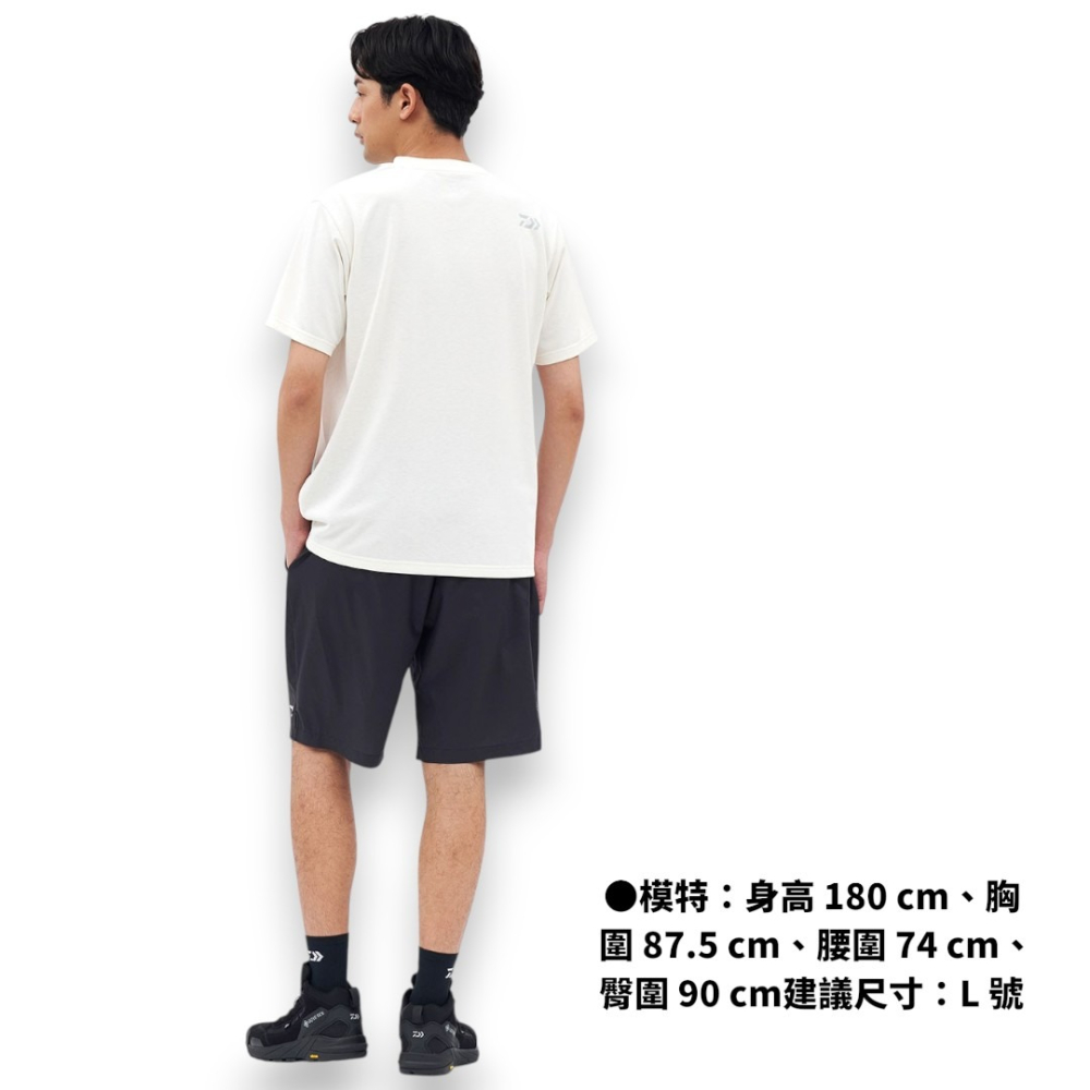 中壢紅海釣具【DAIWA】DP-5126 Pertex® 黑色輕量機能釣魚短 [26年春夏款]-細節圖4