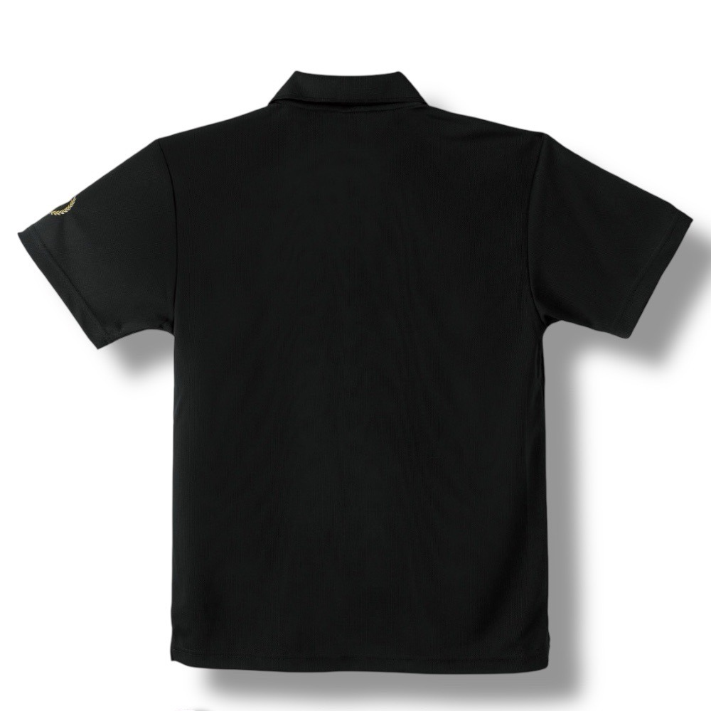 紅海釣具企業社【gamakatsu】GM-3783 黑色×金色短袖Polo 衫(25年款)-細節圖3