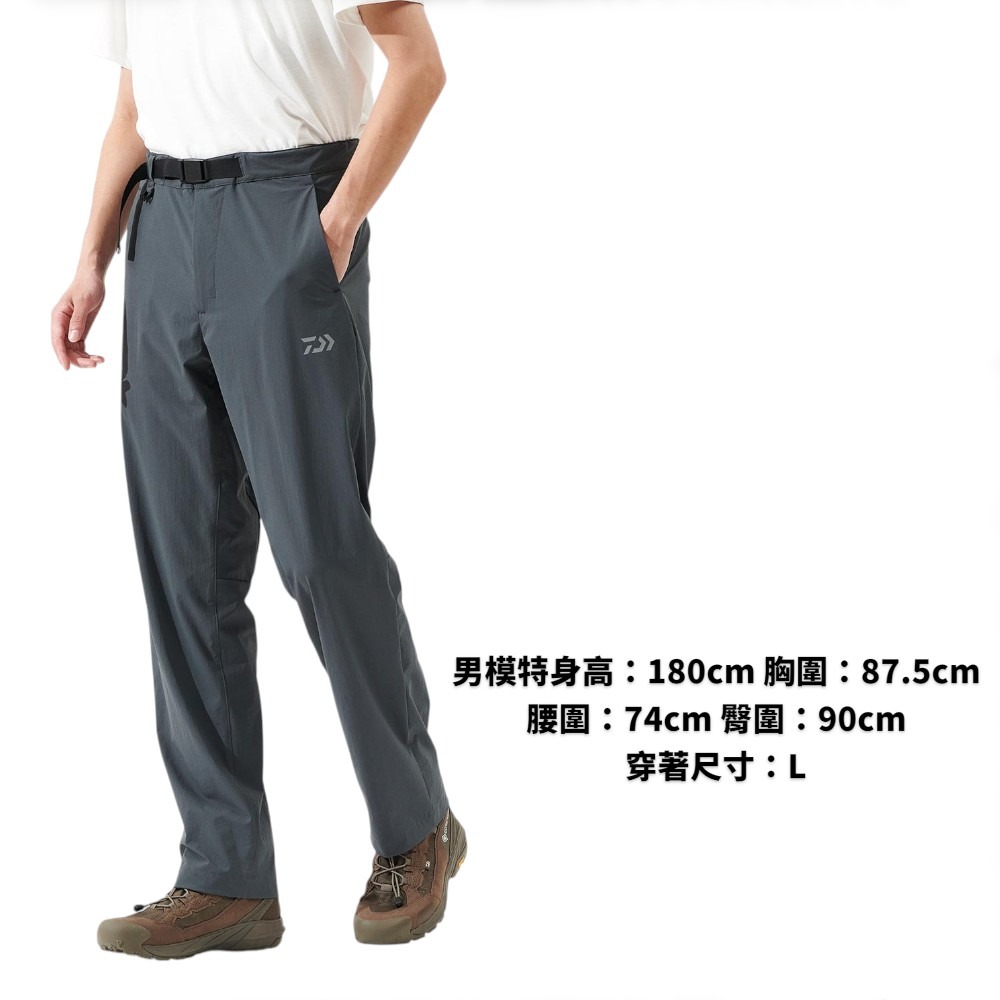 中壢紅海釣具【DAIWA】DP-8325 CORDURA 黑色防潑水彈性釣魚長褲 [25年款]-細節圖2