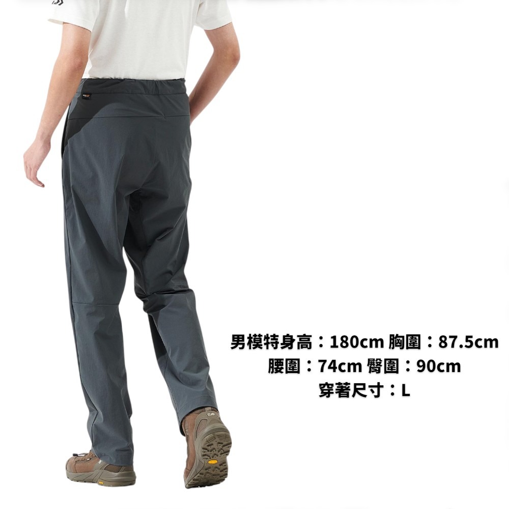 中壢紅海釣具【DAIWA】DP-8325 CORDURA 黑色防潑水彈性釣魚長褲 [25年款]-細節圖3