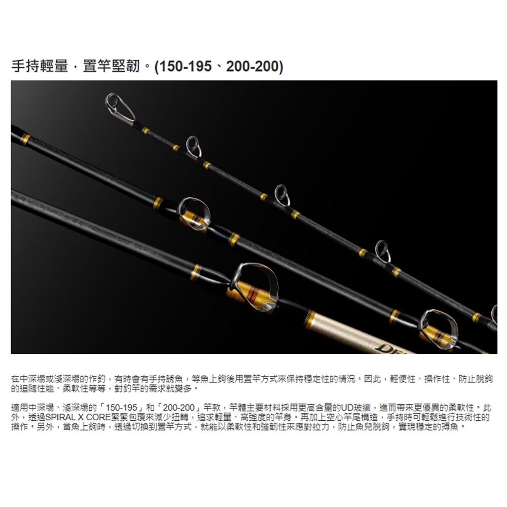 中壢紅海釣具【SHIMANO】DEEP CHASER 船竿 (25年款) 深海船釣竿-細節圖4