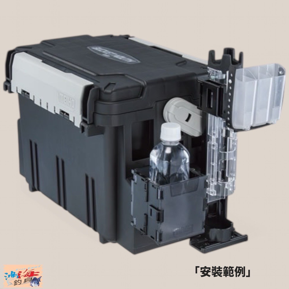 鴻海釣具企業社【MEIHO】明邦 BM-5000 黑色 / 橘色釣魚工具箱 工具盒  (一個一運費。限宅配) 全館最低價-細節圖4