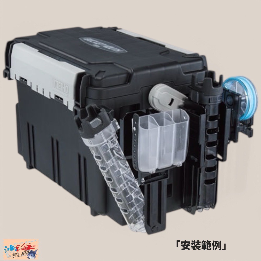 鴻海釣具企業社【MEIHO】明邦 BM-5000 黑色 / 橘色釣魚工具箱 工具盒  (一個一運費。限宅配) 全館最低價-細節圖5