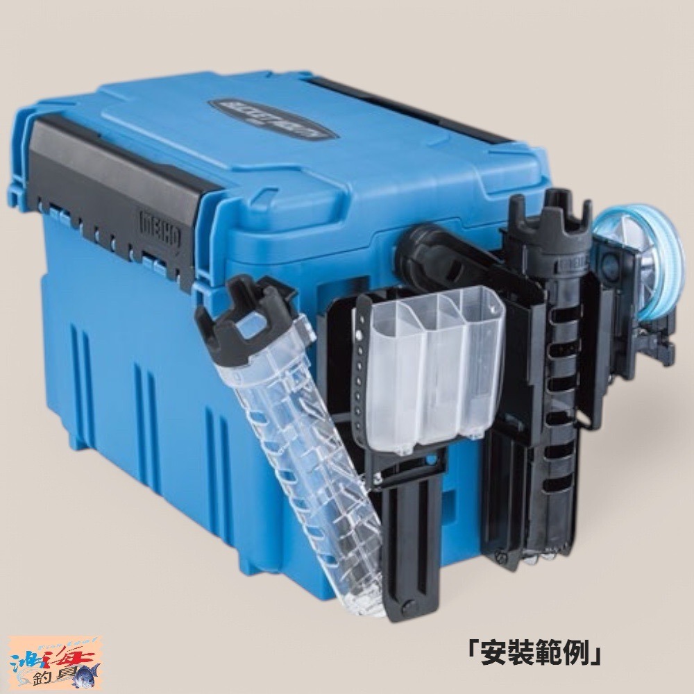 鴻海釣具企業社【MEIHO】明邦 BM-5000 黑色 / 橘色釣魚工具箱 工具盒  (一個一運費。限宅配) 全館最低價-細節圖7