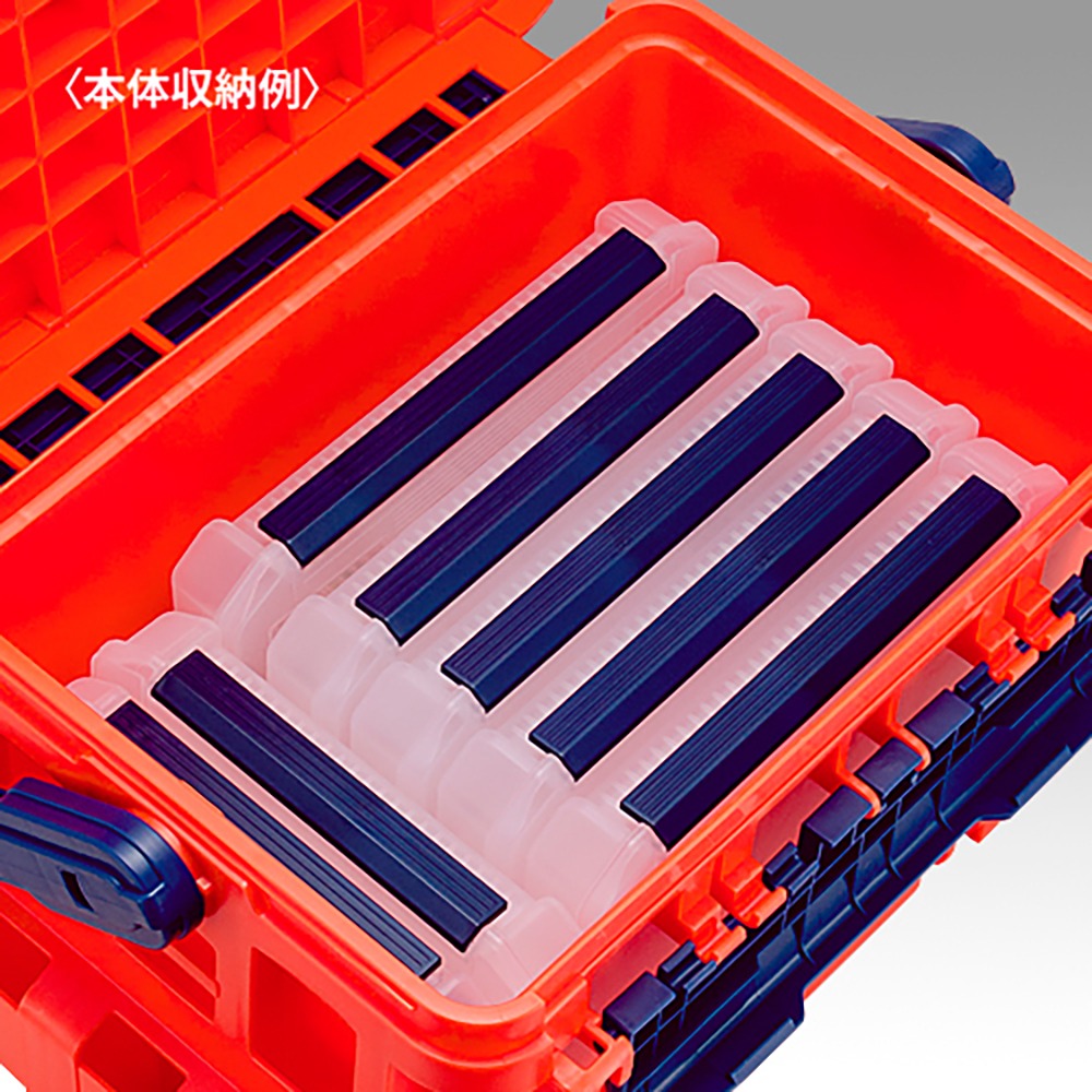 鴻海釣具企業社【MEIHO】明邦 BM-5000 黑色 / 橘色釣魚工具箱 工具盒  (一個一運費。限宅配) 全館最低價-細節圖8