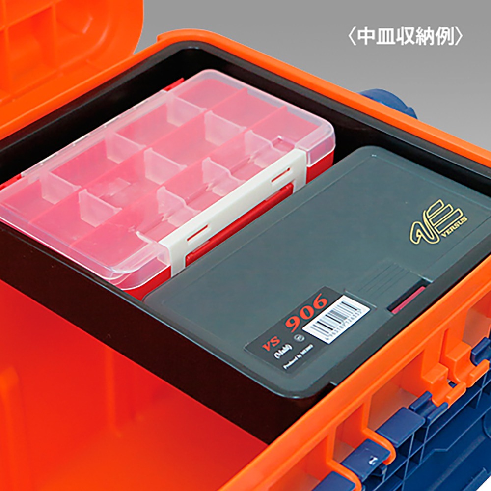 鴻海釣具企業社【MEIHO】明邦 BM-5000 黑色 / 橘色釣魚工具箱 工具盒  (一個一運費。限宅配) 全館最低價-細節圖9