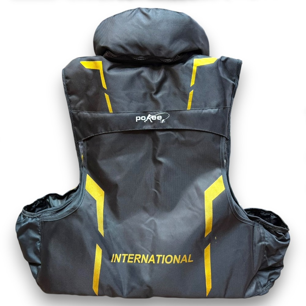 中壢紅海釣具【pokee】PK-1802 救生衣 釣魚救生背心-細節圖4