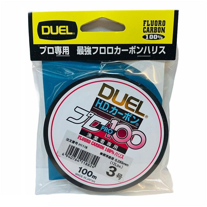 中壢鴻海釣具【DUEL】H.D.カーボン® PR 漁業用線 100m 卡夢線 碳纖線 碳素線 碳纖維線 磯釣 子線 魚線-細節圖8