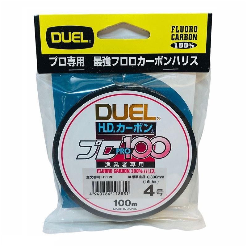 中壢鴻海釣具【DUEL】H.D.カーボン® PR 漁業用線 100m 卡夢線 碳纖線 碳素線 碳纖維線 磯釣 子線 魚線-細節圖9