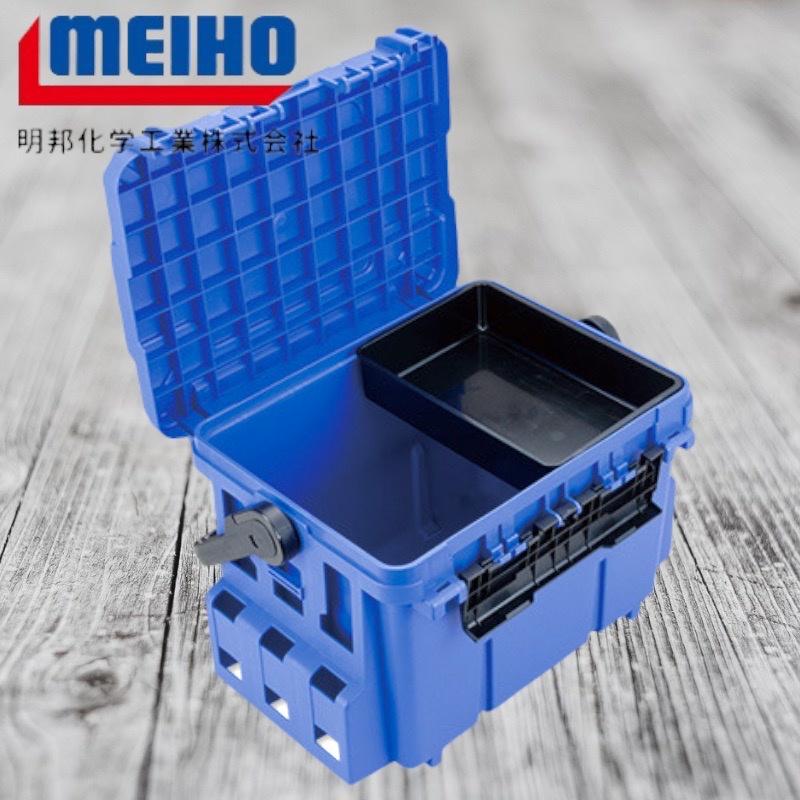 鴻海釣具企業社《MEIHO》明邦 BM-7000 黑色藍色 釣魚工具箱 明邦工具箱 船釣收納箱 (一個一運費。限宅配)-細節圖5