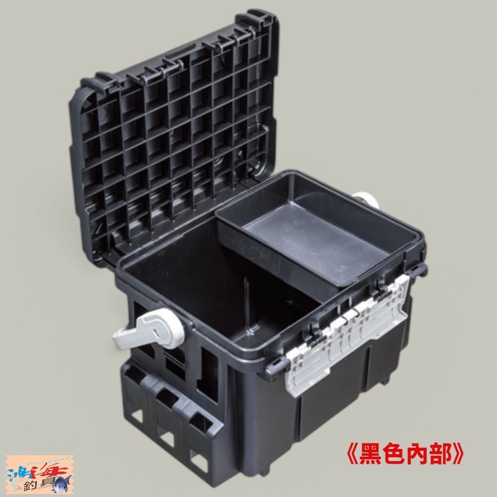 中壢鴻海釣具【MEIHO】明邦 BM-7000 黑色藍色綠色 釣魚工具箱 明邦工具箱 船釣收納箱 (一個一運費。限宅配)-細節圖2