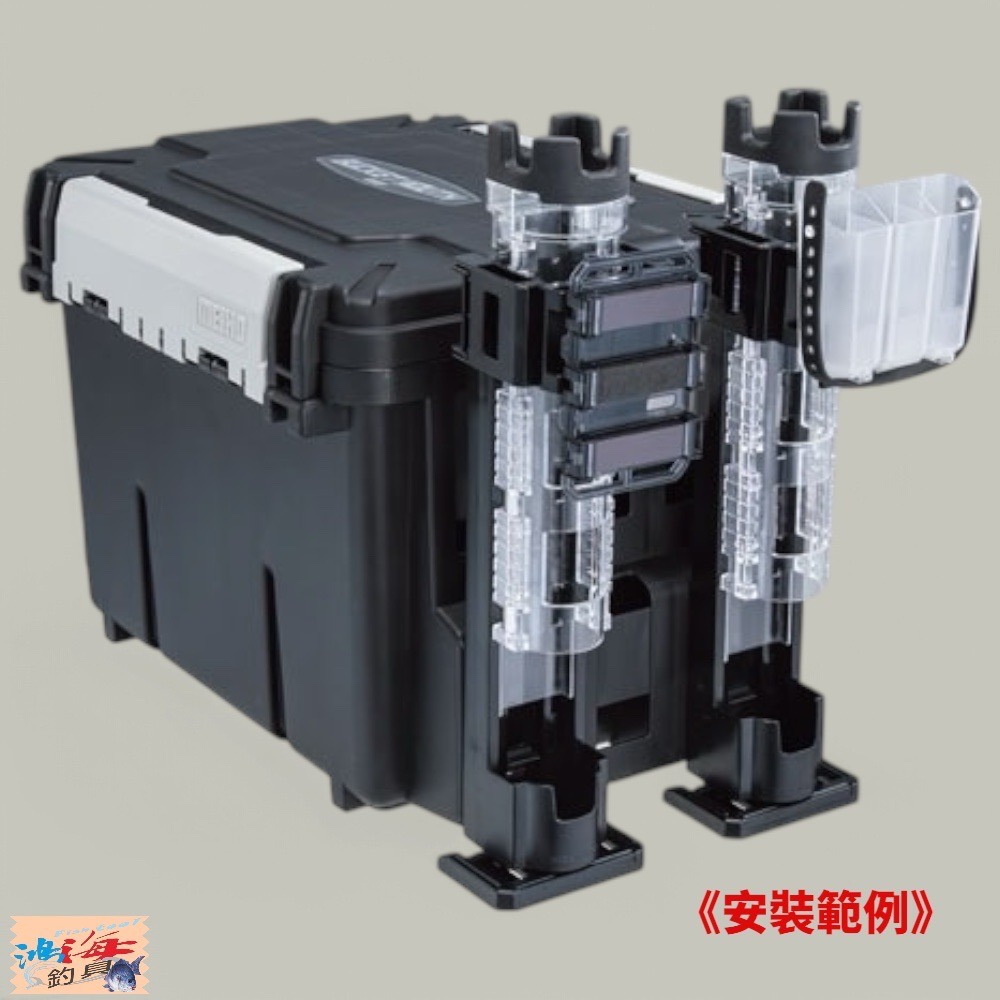 中壢鴻海釣具【MEIHO】明邦 BM-7000 黑色藍色綠色 釣魚工具箱 明邦工具箱 船釣收納箱 (一個一運費。限宅配)-細節圖5