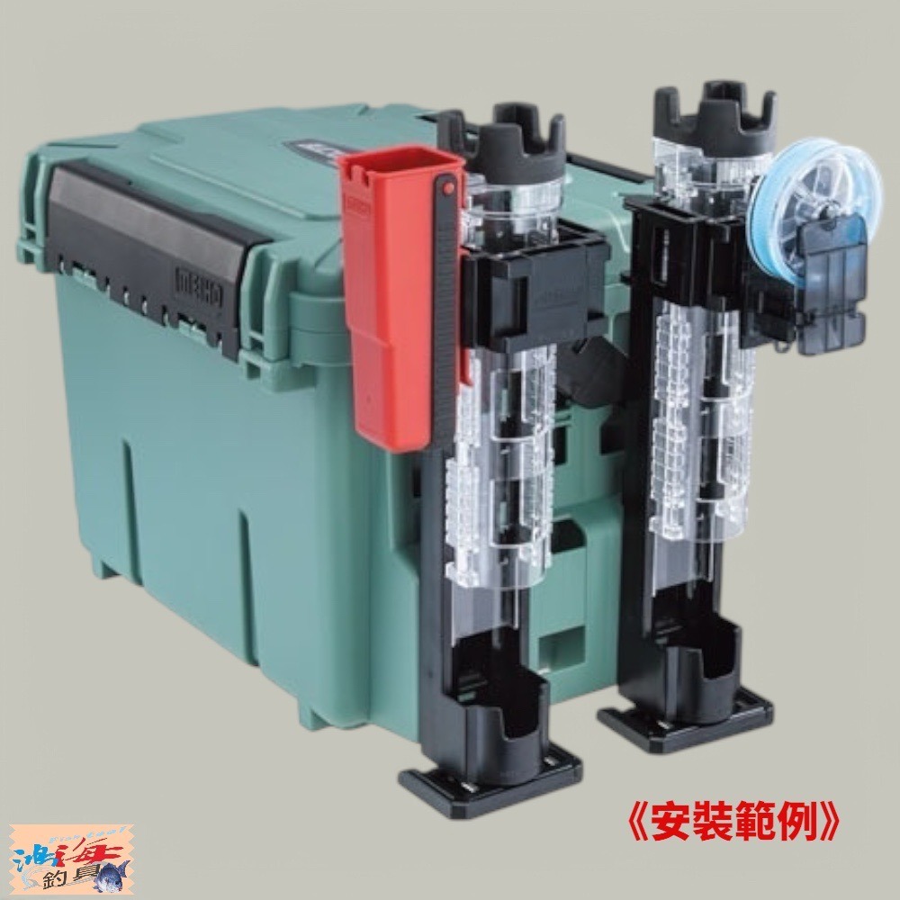 中壢鴻海釣具【MEIHO】明邦 BM-7000 黑色藍色綠色 釣魚工具箱 明邦工具箱 船釣收納箱 (一個一運費。限宅配)-細節圖7