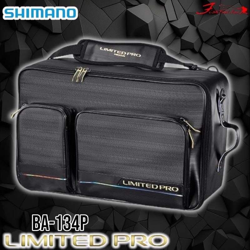 中壢鴻海釣具《SHIMANO》LIMITED PRO BA-134P 45L 黑色收納箱旅行袋