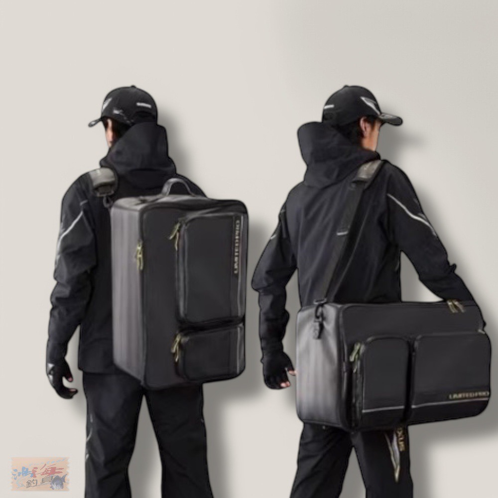 紅海釣具企業社【SHIMANO】LIMITED PRO BA-134P 45L 黑色收納箱 旅行袋 收納袋 遠征袋-細節圖3