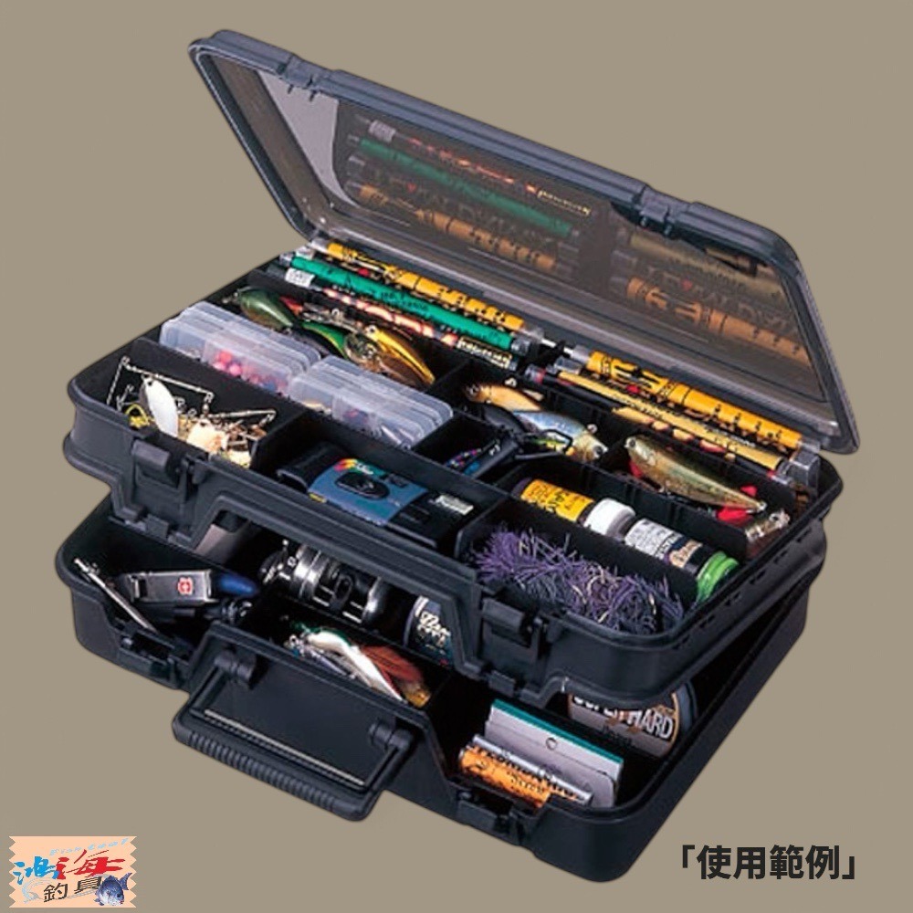 紅海釣具企業社【明邦 MEIHO】日本製  VS-3070 大容量雙層工具箱 工具盒-細節圖4