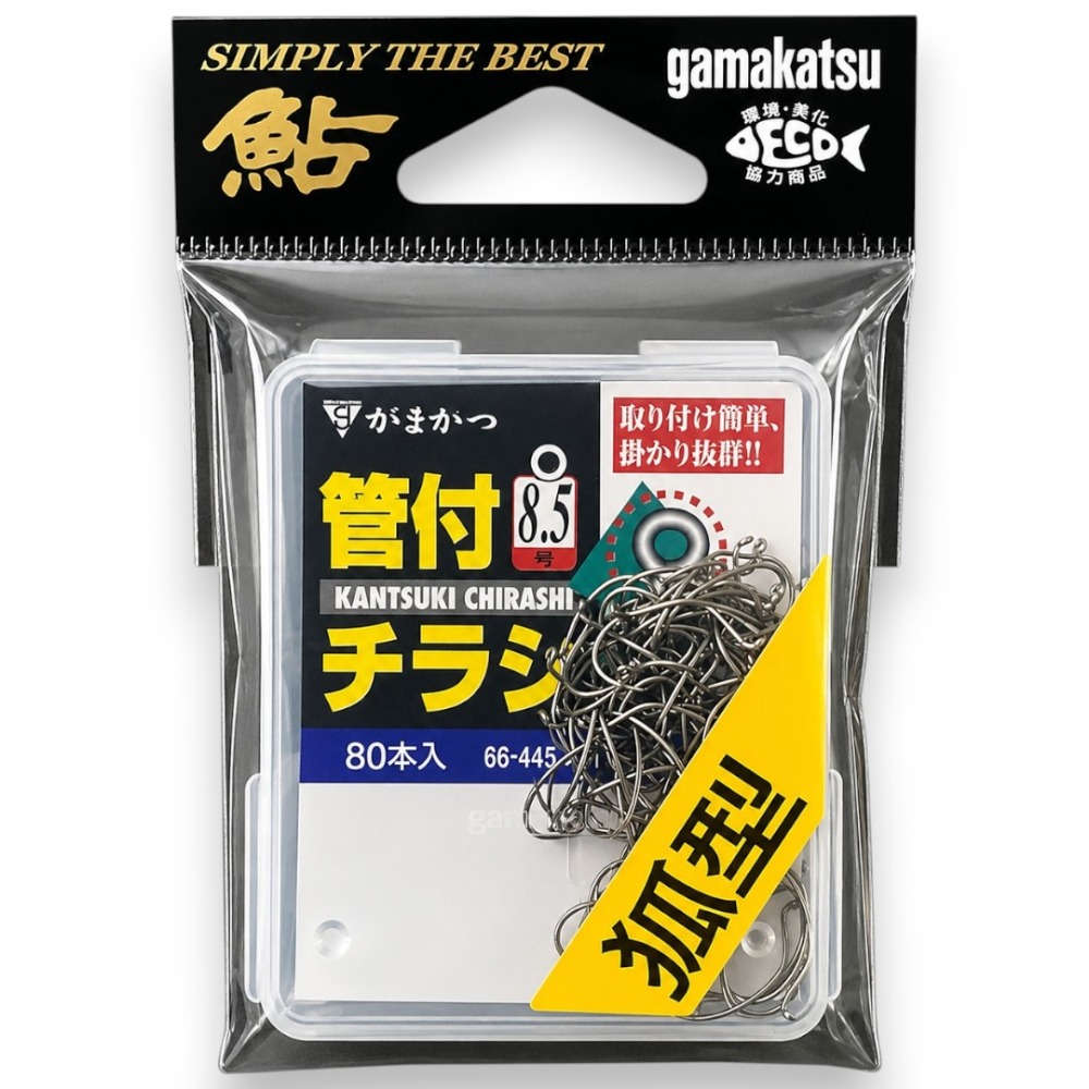 中壢紅海釣具【gamakatsu】管付狐型鉤 狐型鉤 日本原裝  香魚鉤 管付泰國蝦鉤 最低價 熱銷蝦鉤-規格圖9