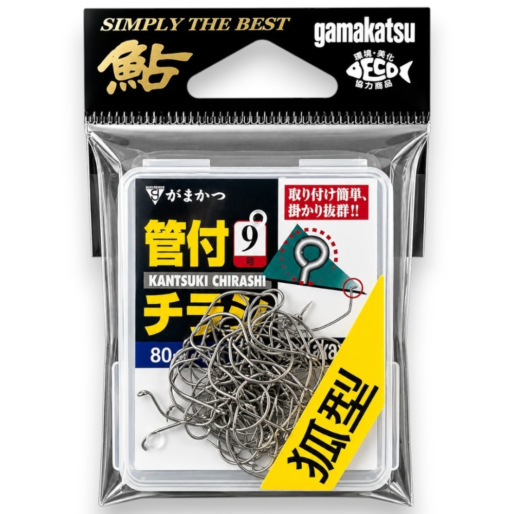 中壢紅海釣具【gamakatsu】管付狐型鉤 狐型鉤 日本原裝  香魚鉤 管付泰國蝦鉤 最低價 熱銷蝦鉤-規格圖9