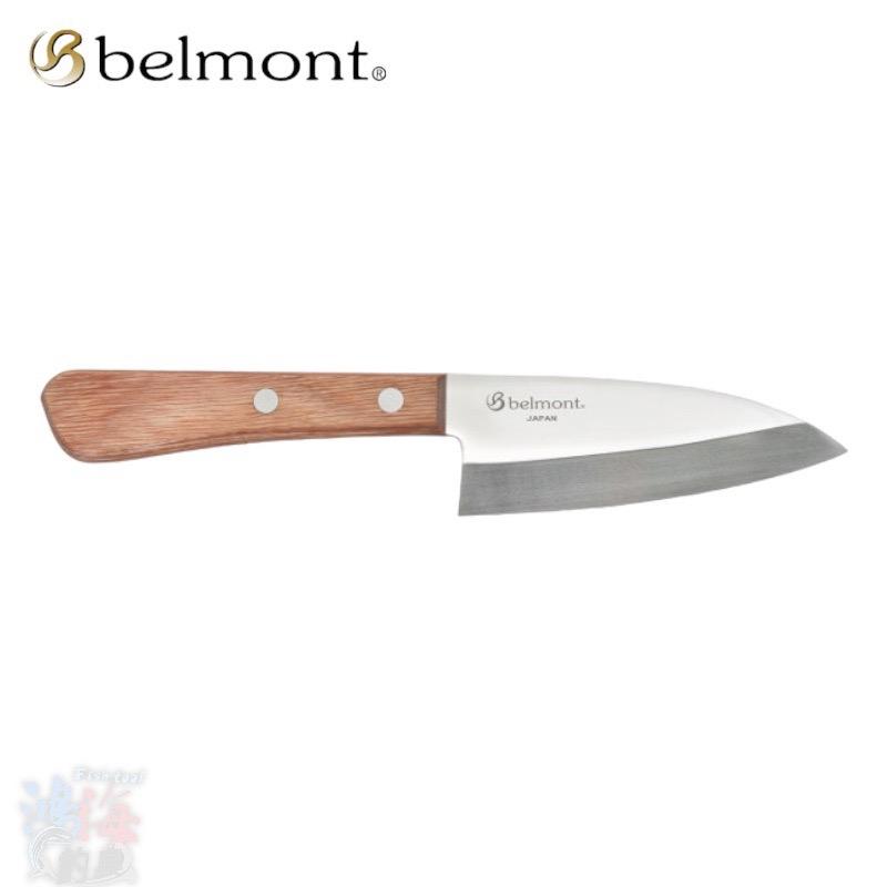 鴻海釣具企業社《Belmont》MP-186 小出刃 魚刀 105mm 釣魚刀付套-細節圖2